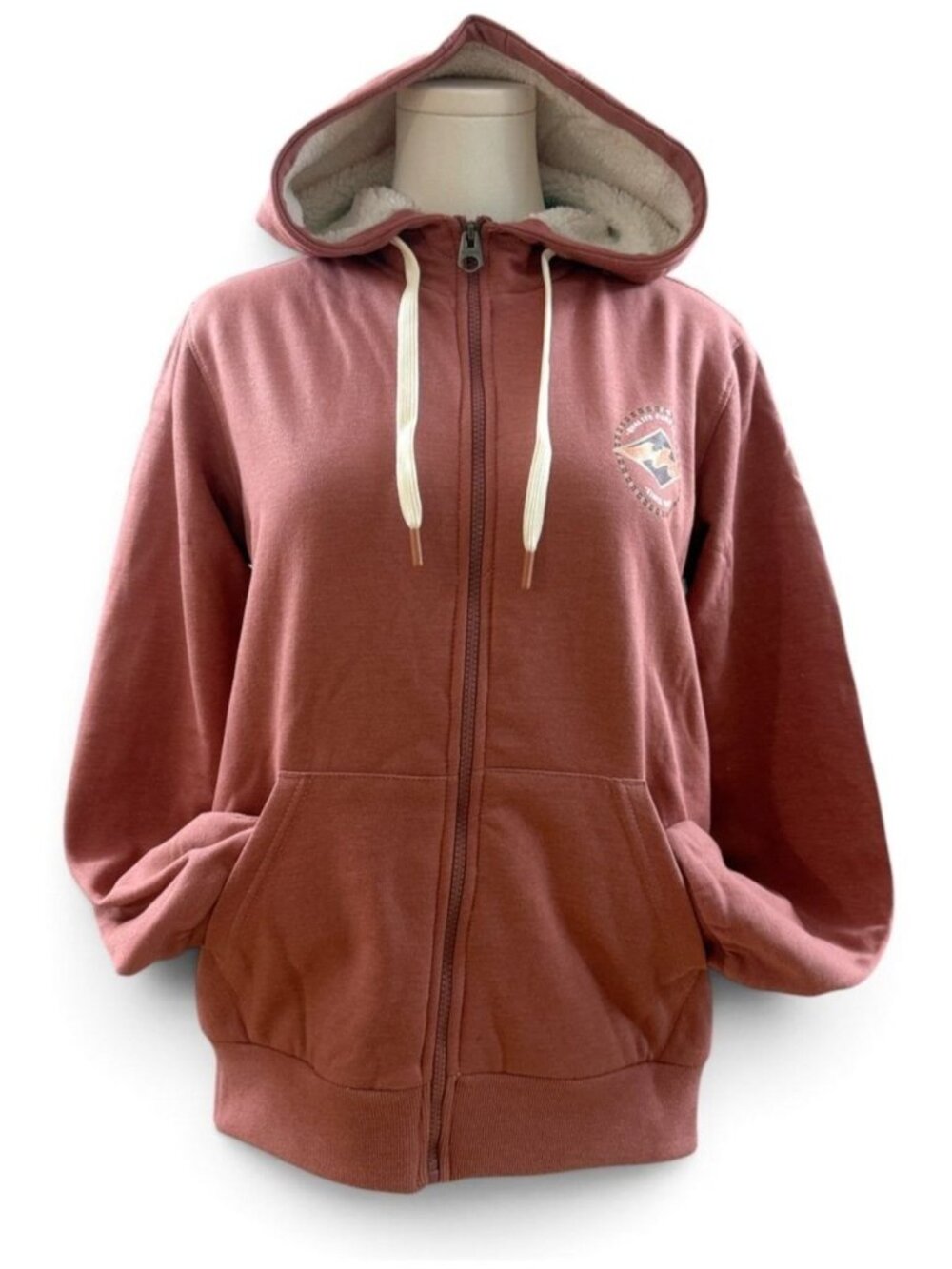 Billabong Sherpa Lined Full Zip Size S - 1915